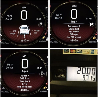 this is .8 from being a totally empty tank